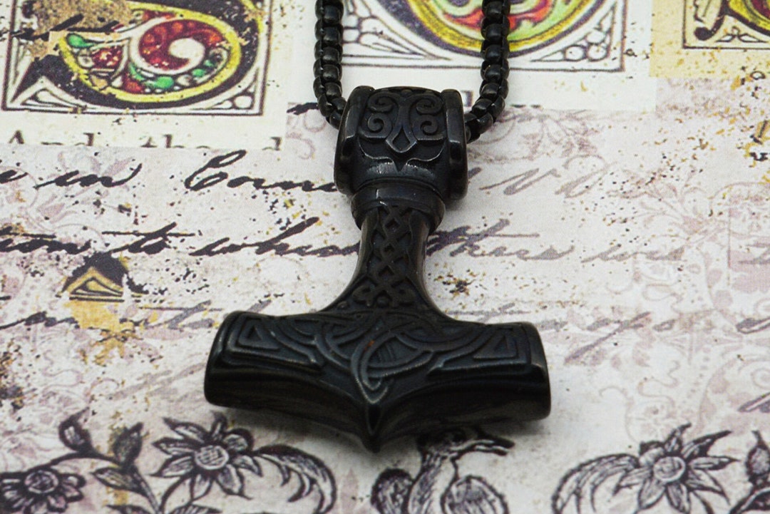 Débardeur Femme Thor's Hammer Avec Cercle Noir - Taille XL, Fait Main, Asatru/norse, Neuf Sans étiquette