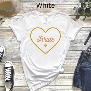 Bride Tee Shirt, bride shirt, bride shirt for bachelorette, bride shirt for bachelorette party, bridal party shirt, bachelorette gifts