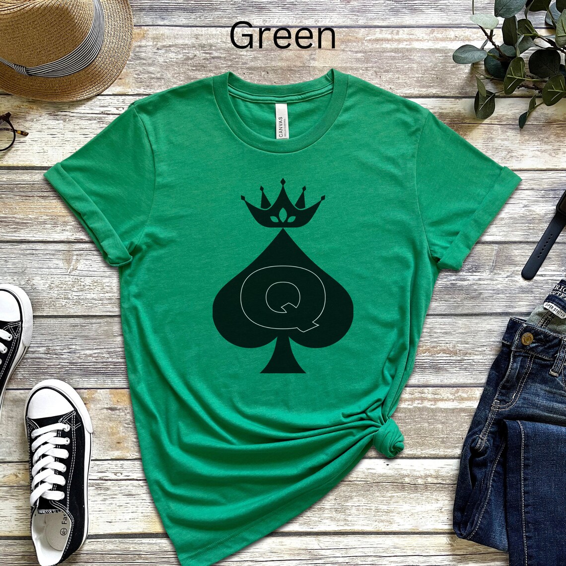 Queen of Spades Shirt, Playing Cards Shirt, Feminist Tee, Gift for Her