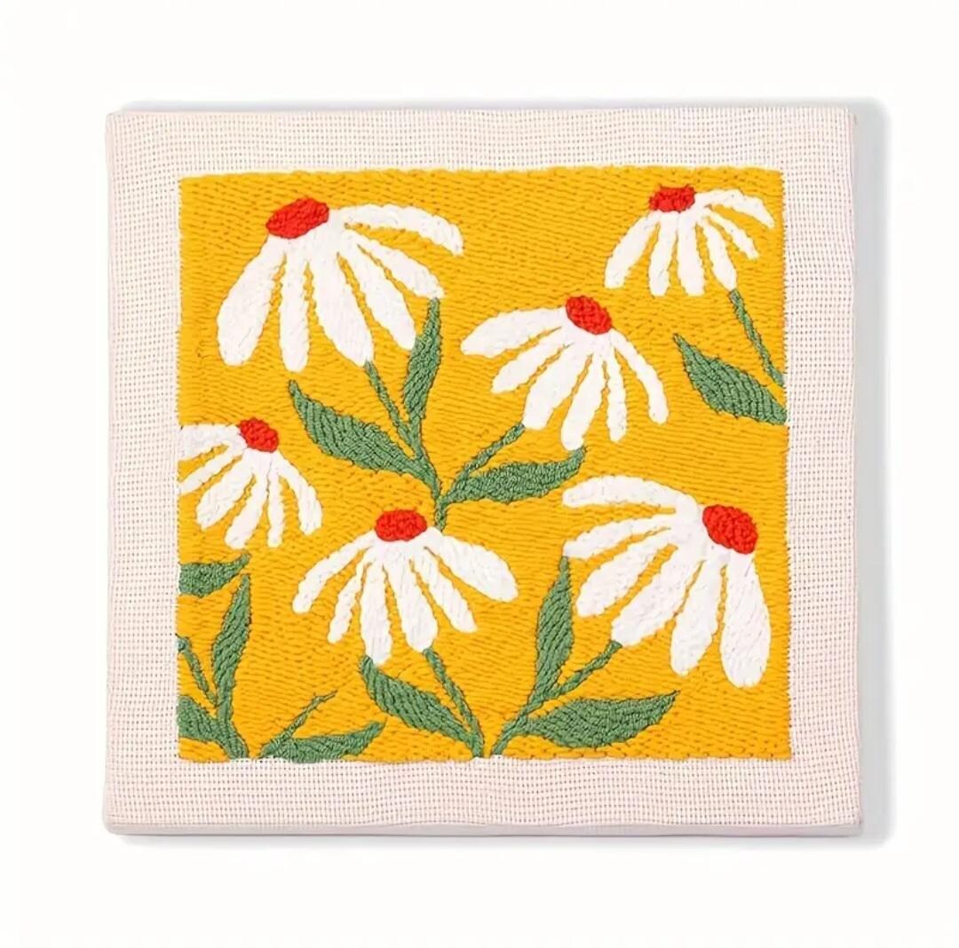 Flower Punch Needle Kits - Beginner Punch Needle Embroidery Starter Kit ...