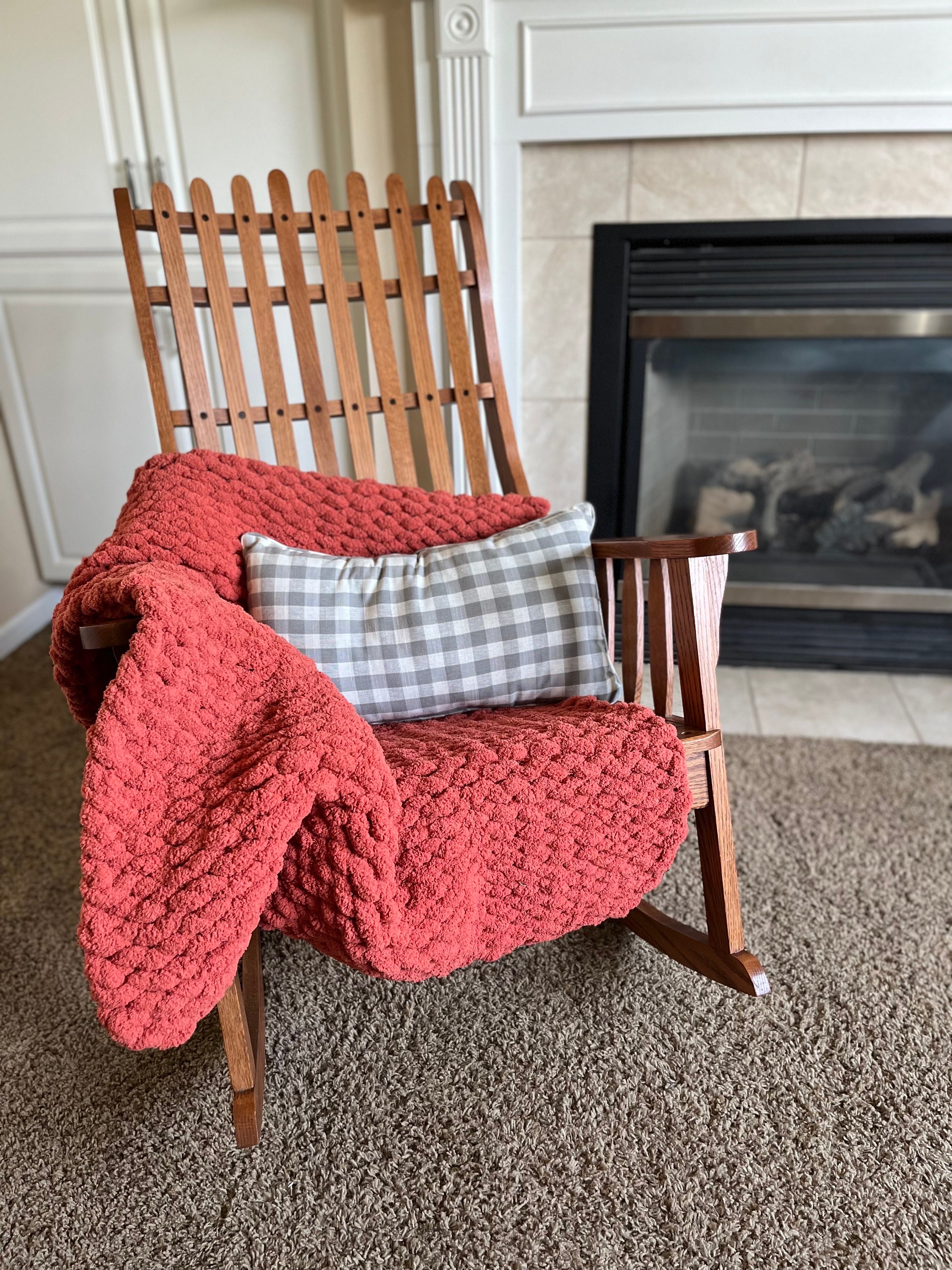 Thick Woven Blanket Etsy