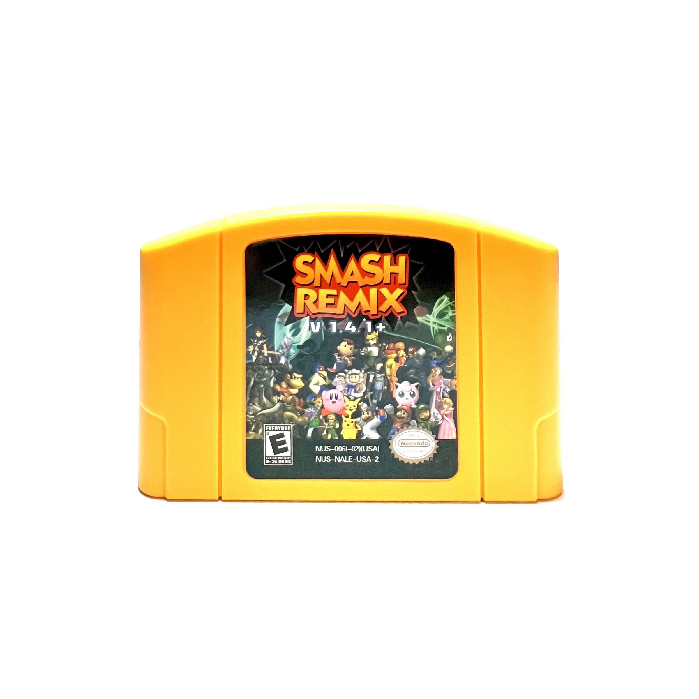 Smash Remix V 1.2.2 W/ Sheik New N64 Super Smash Bros. Nintendo 64  Cartridge FREE SHIPPING 