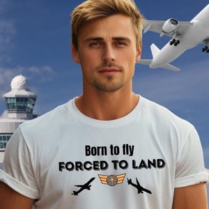 Grappig piloot-T-shirt - luchtvaartcadeau voor piloten en luchtvaartfans