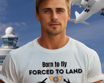 T-shirt de pilote amusant - Cadeau d'aviation pour les pilotes et les fans d'aviation
