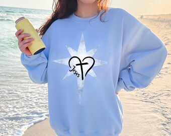 Love Christ Sweatshirt, Unisex Christian Tee, Faith Shirt