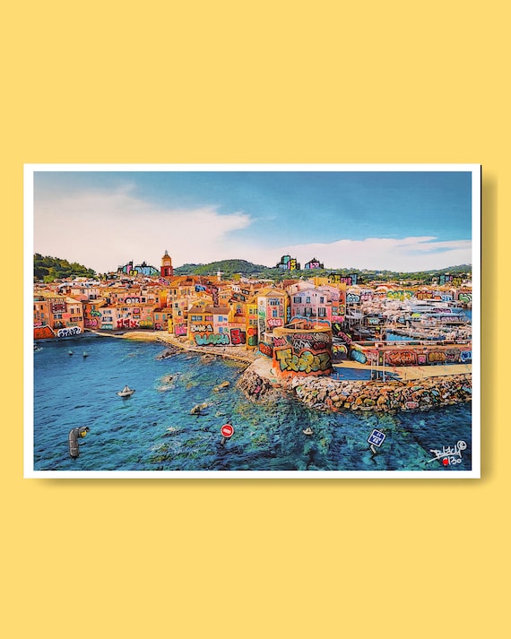 Saint Tropez / Graffiti Art edition by Blach®