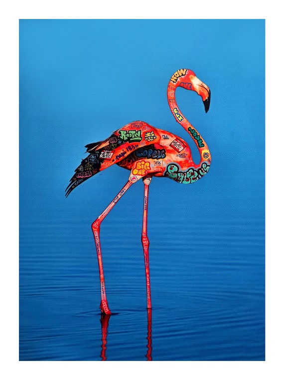 Pink Flamingo / Limited edition signed and numbered by Blach®