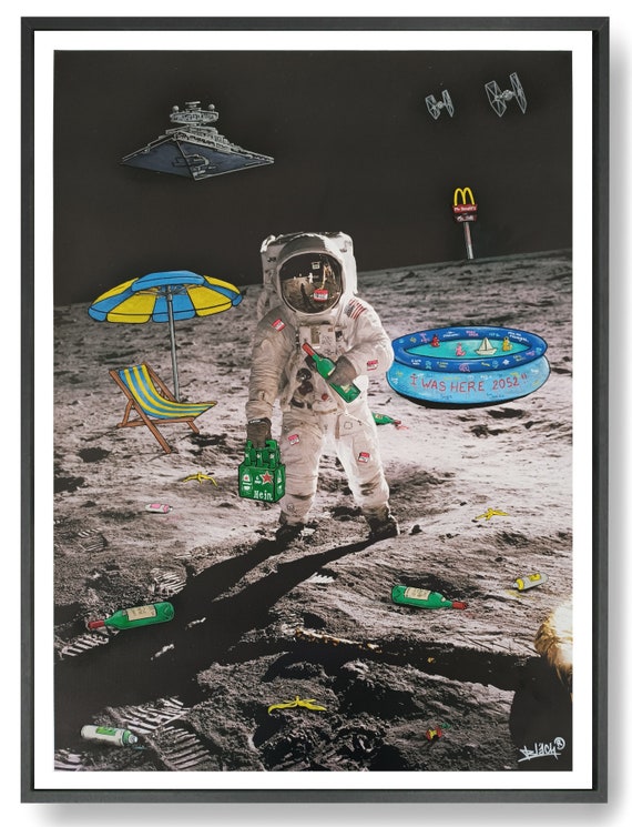 Moon Invasion / Limited edition and signed By Blach®