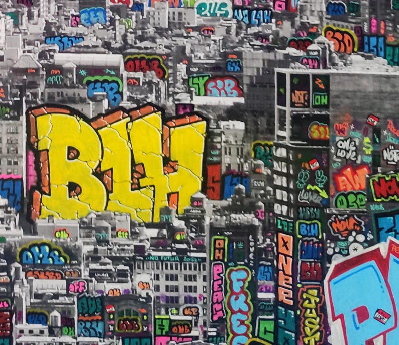 New York Love Keith Haring and others / Limited edition, numbered and signed by Blach® image 5