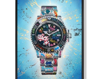 Rolex Graffiti Art/ Limited edition numbered and signed by Blach®