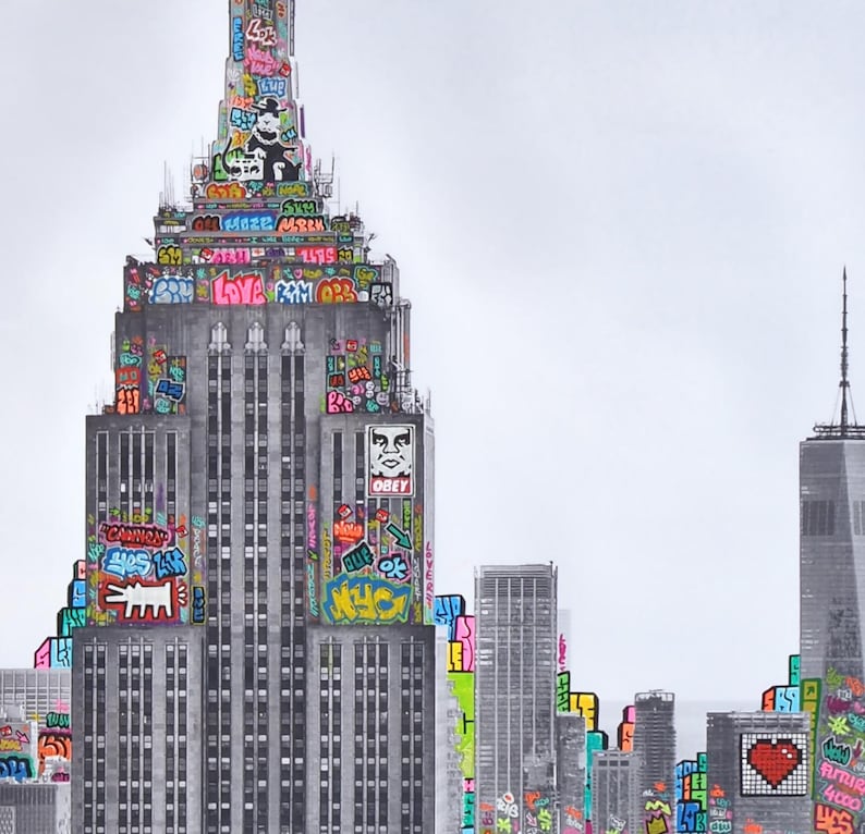 New York Love Keith Haring and others / Limited edition, numbered and signed by Blach® image 8