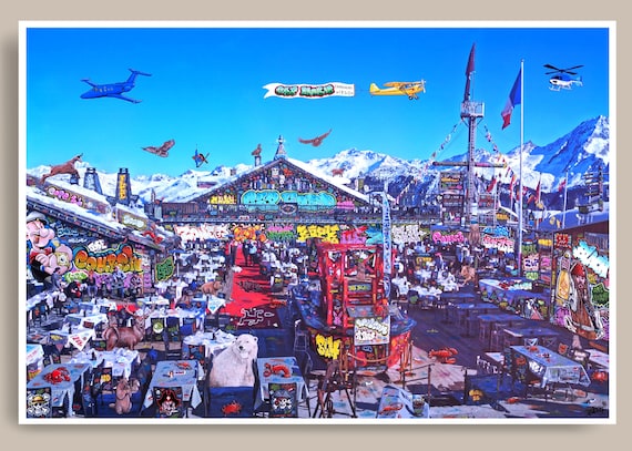 Courchevel XXL (Custom Possible)/ Original art By Blach®