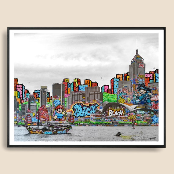 Hong Kong Mario and Sangoku French / Limited edition signed and numbered by Blach®