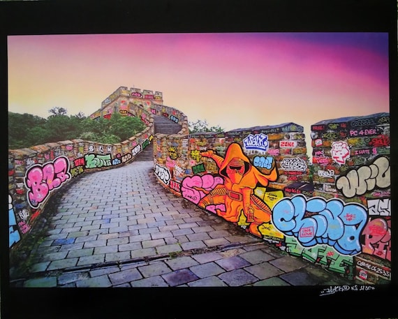 Wall of China/ Limited edition signed and numbered by BLACH®