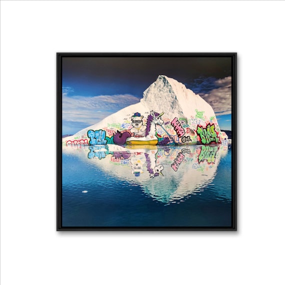 Iceberg Unicorn will save the world / Limited edition signed and numbered by Blach®