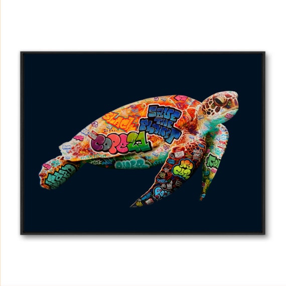 Turtle / Limited edition signed and numbered by Blach®