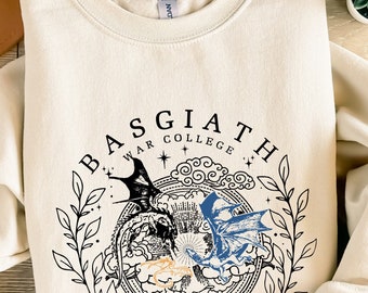 Fourth Wing Sweatshirt, Bookish Merch, Basgiath, BookTok, Crewneck, College Sweatshirt