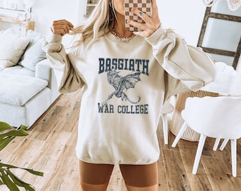 Fourth Wing Sweatshirt, Bookish Merch, BookTok, Pullover Sweatshirt for Fourth Wing Fan, Basgiath War College Merch, Iron Flame, Onyx Storm