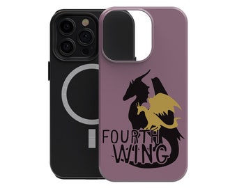 Fourth Wing MagSafe Case, Bookish Gift, Dragon Rider, iPhone 13, iPhone 14, Phone Case for Booklover, BookTok, Fourth Wing Merch