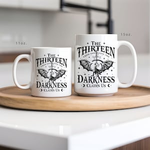 Throne of Glass Merch, SJM Universe, TOG, Bookish Gift, Coffee Mug for BookLover, Tea, Microwave Safe Mug, Large Ceramic Mug 11oz, 15oz