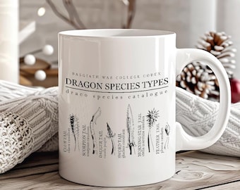 Basgiath Coffee Mug, Fourth Wing Merch, Bookish Gift, Coffee Mug for BookLover, Tea, Microwave Safe Mug, Large Ceramic Mug 11oz, 15oz
