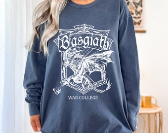 Basgiath War College Sweatshirt, Dragon Rider, Bookish Merch
