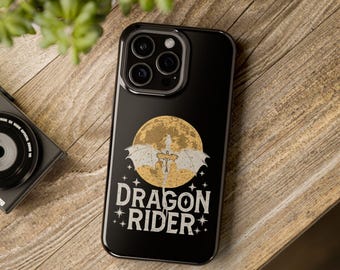 Fourth Wing Phone Case, iPhone, MagSafe, Bookish, Tough Case, iPhone 15, 14, iPhone 13, Dragon Rider, Booklover Case for iPhone