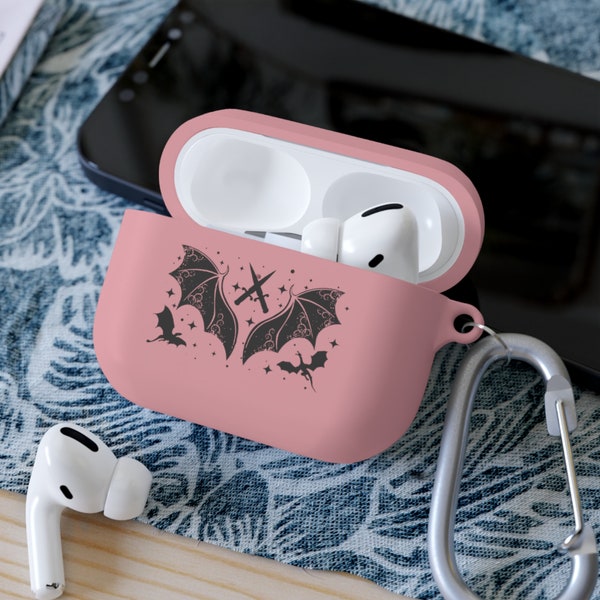 Fourth Wing Merch, Iron Flame Case, Bookish Gift, BookTok, Bookworm Case for Airpods Pro, Airpods Pro Case Cover