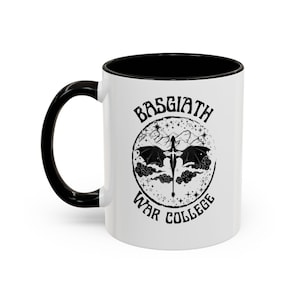 Basgiath コーヒーマグ、Fourth Wing グッズ、本好きのギフト、読書好きのためのコーヒーマグ、紅茶、電子レンジ対応マグ、大型セラミックマグ、Onyx Storm 画像 3