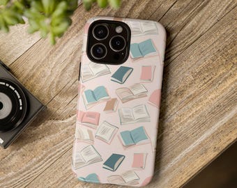Bookish Phone Case, iPhone 16, iPhone 15, Samsung Galaxy, BookLover, Google Pixel, Durable Book iPhone Case, Librarian, Gift for Reader