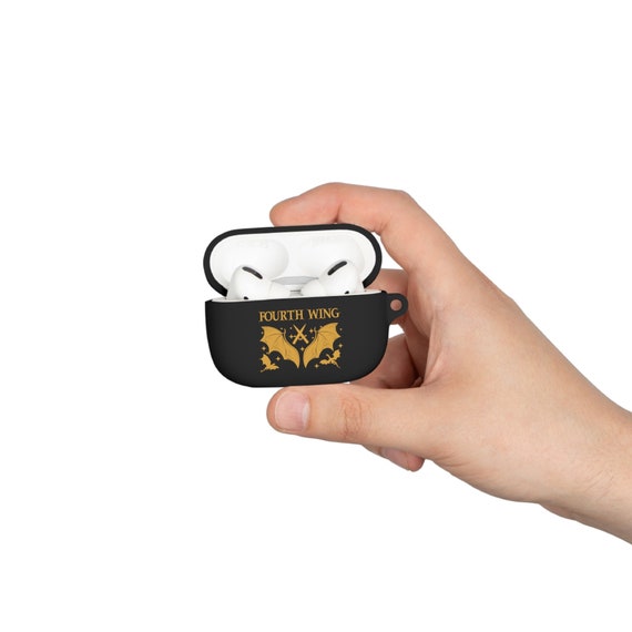 Fourth Wing AirPods Case Cover, Bookish AirPods Case, Iron Flame AirPods Pro Case Cover, Fourth Wing Merch, Dragon Rider, Booklover Merch