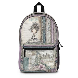 Dazzling Ballerina & Floral Backpack | Perfect for School, Travel, Gifts and Everyday Adventures
