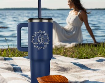 Best Dad By Par Golfer Pinnacle Engraved 40oz Tumbler