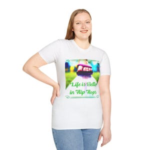 Beach Vibes T-Shirt: Flip Flop Graphic Tee - Summer Vacation