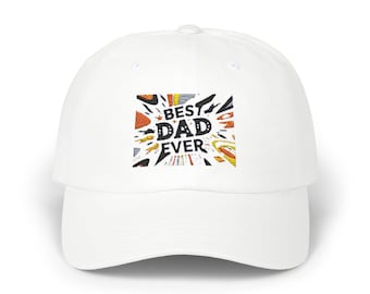Best Dad Ever Classic Dad Cap, Father's Day Gift, Dad Hat, Casual Everyday Cap, Birthday Gift for Dad, Summer Accessories