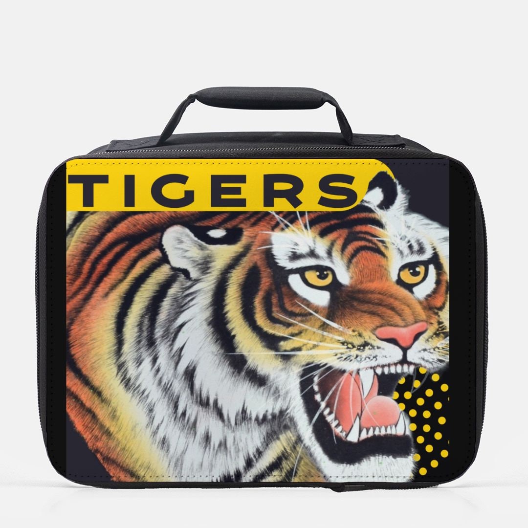 Tigers Mascot Sport Team Small Insulated Lunch Box 