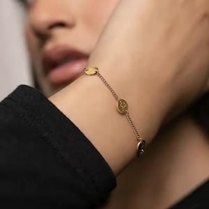 Sabr Shukor Tawakul Bracelet: 18K Gold Plated Islamic Jewelry