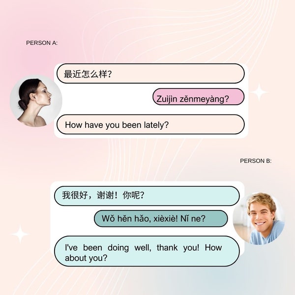 dialogue，Bilingual Language Learning with Pronunciation and Pinyin: Mastering Chinese and English