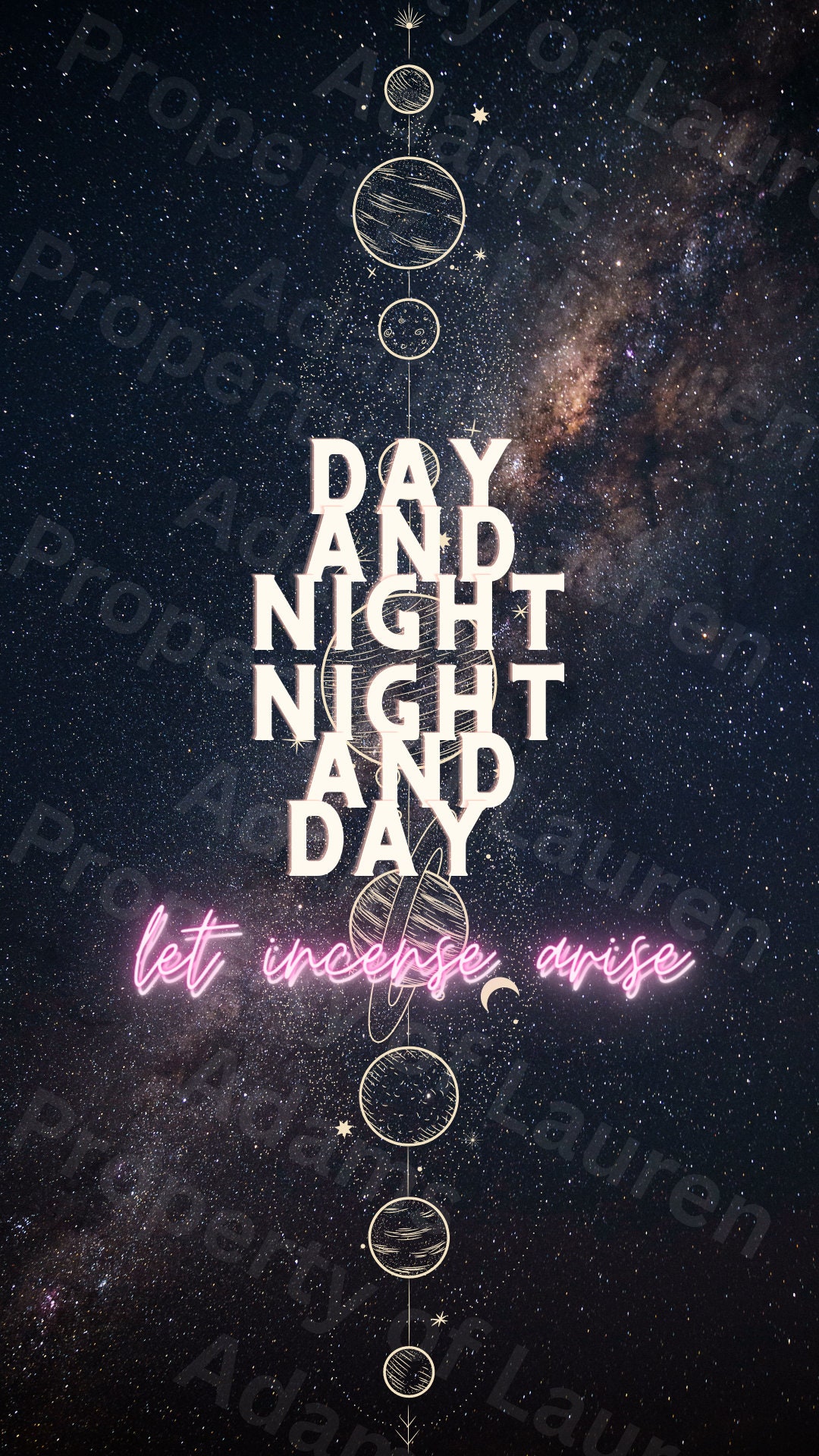 Let Incense Arise Wallpaper Etsy