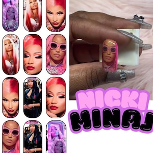 NICKI MINAJ Waterslide Nail Decals