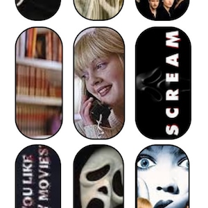 SCREAM Waterslide Nail Decals