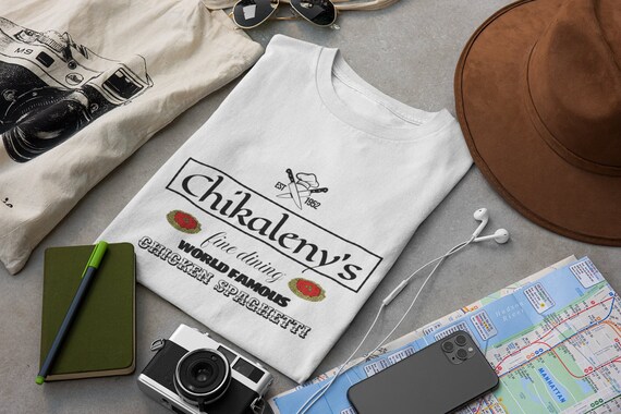 Sloppy Steaks T Shirt Chikalenys Chicken Spaghetti White