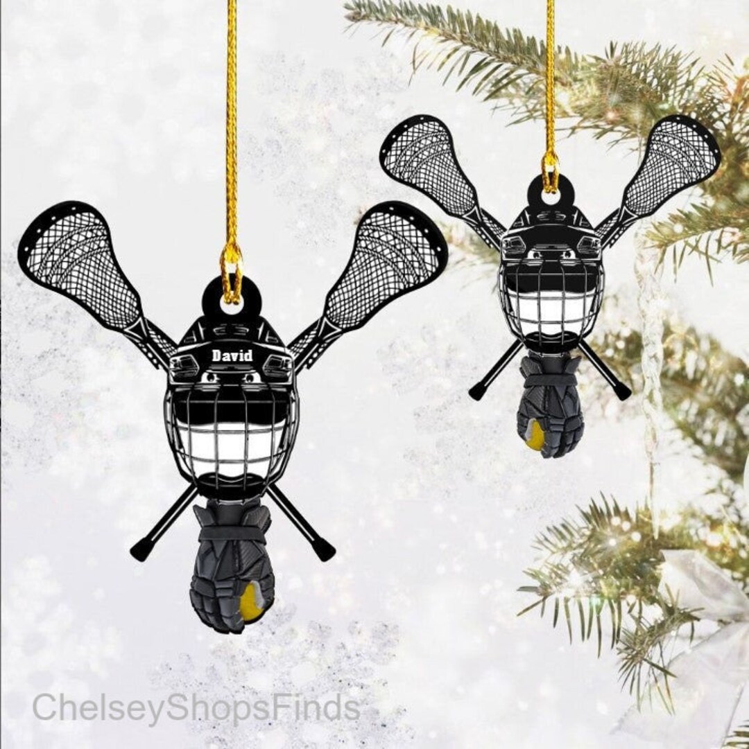 Personalized Lacrosse Stick Custom Ornament for Lacrosse Etsy