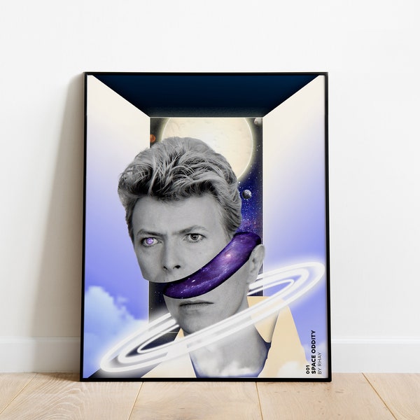 Space Oddity Poster Etsy