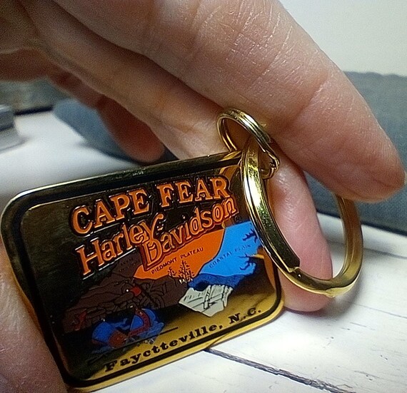 Vintage Solid Brass Harley Davidson Cape Fear Fay… - image 3