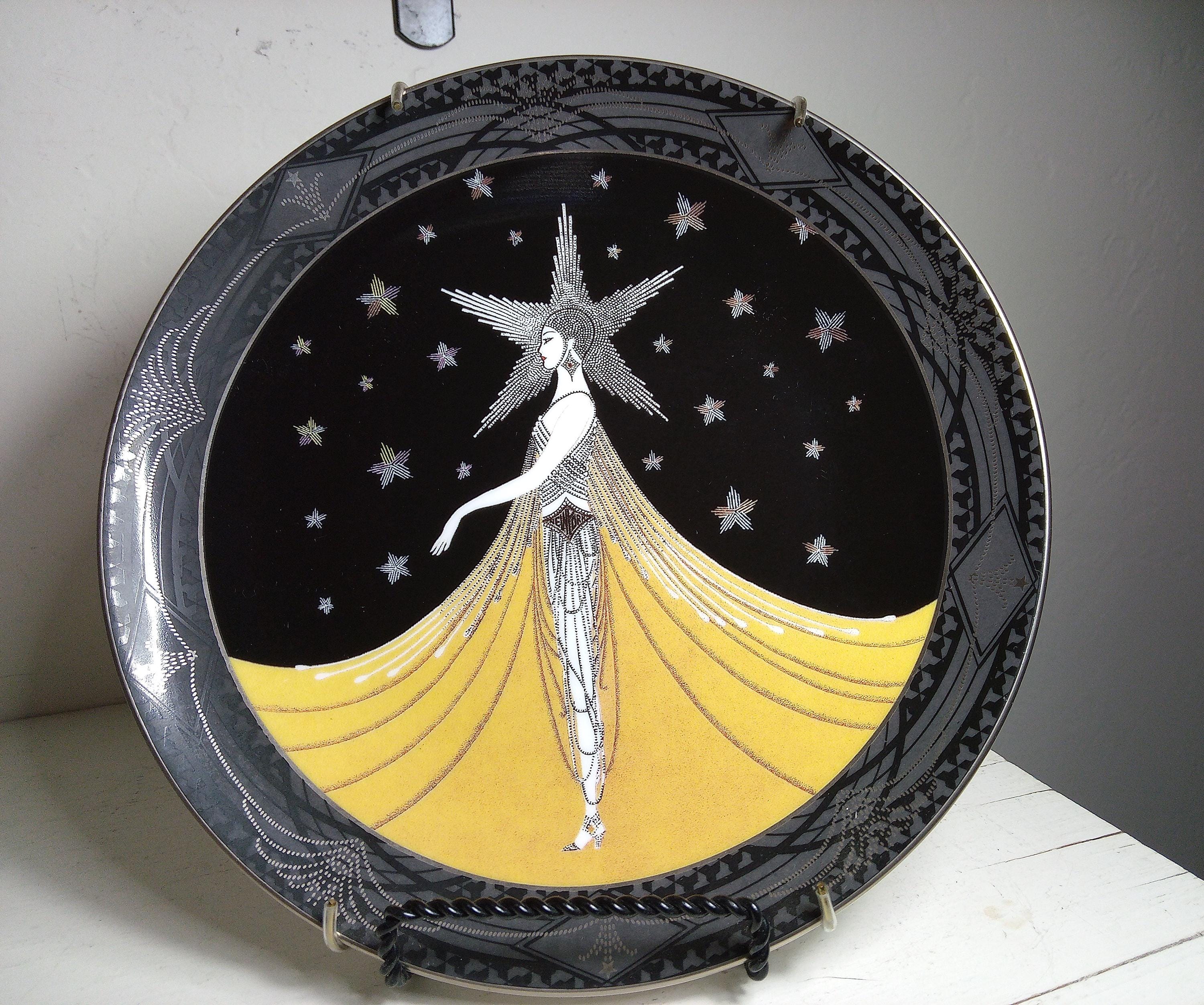 House of Erté エルテ LA MERVEILLEUSE プレート Set of 2 Erte Plates