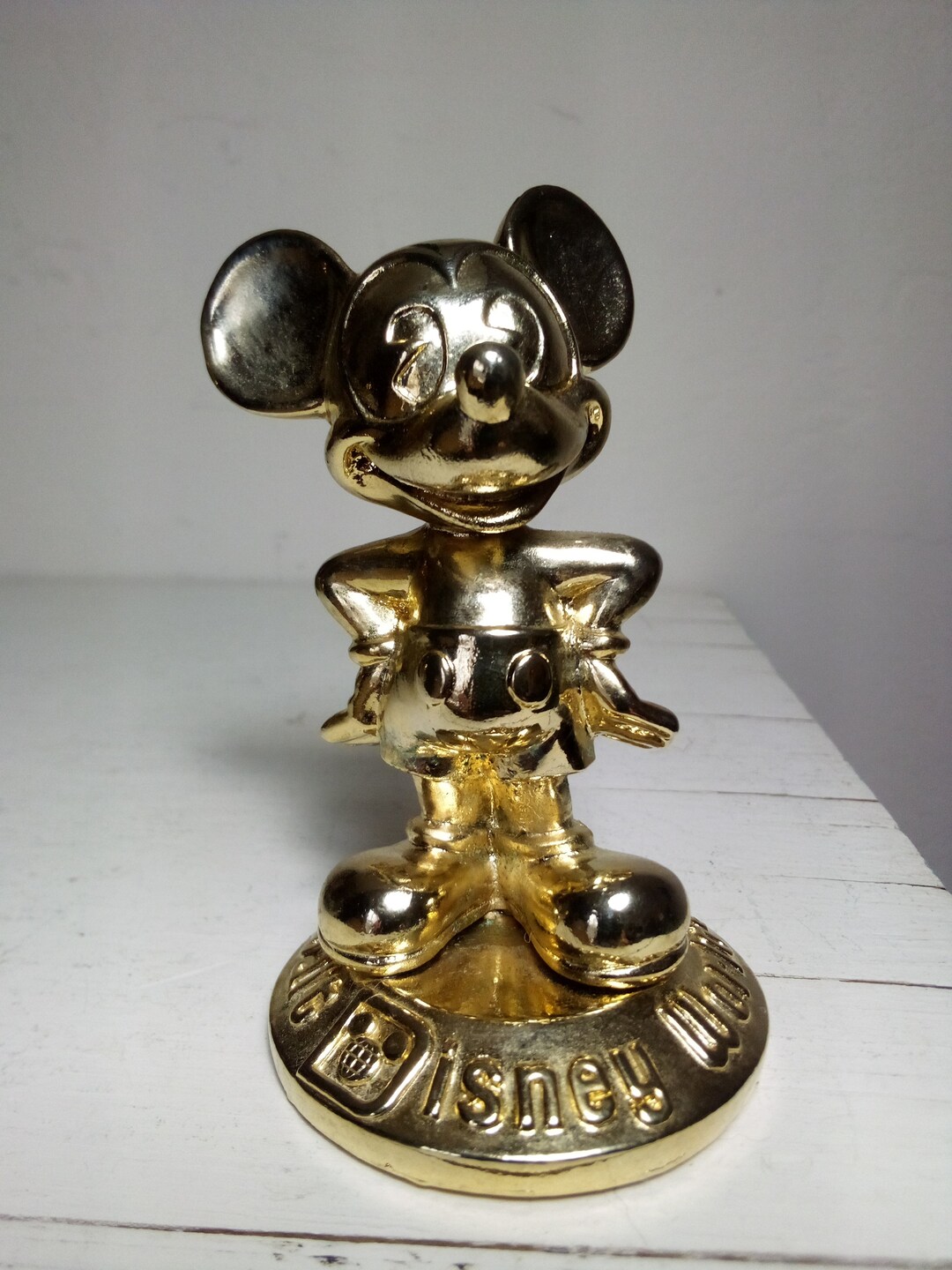 アンティークWALT DISNEY'S MICKEY MOUSE 木彫りポスター Vintage 60th Anniversary Of Mickey Mouse Poster Picture Walt