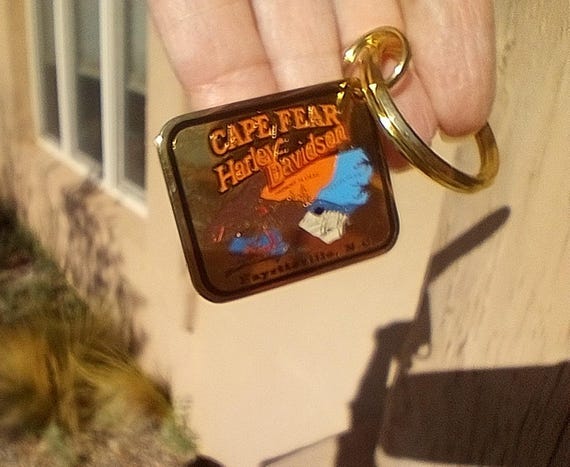 Vintage Solid Brass Harley Davidson Cape Fear Fay… - image 5