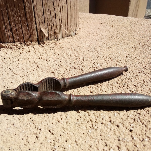 Vintage Cast Iron Hinged Nutcracker