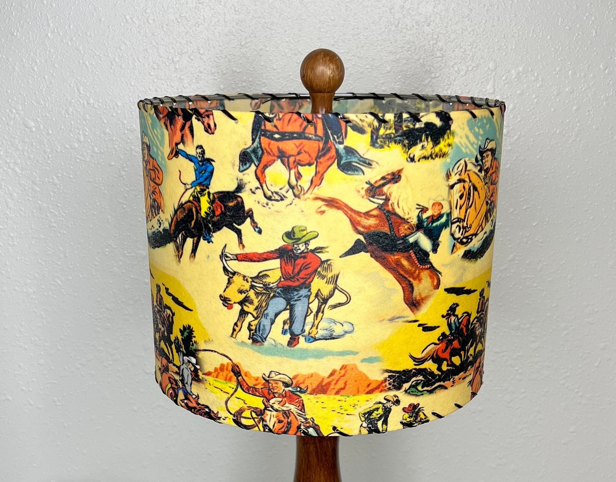Vintage cowboy lamp online